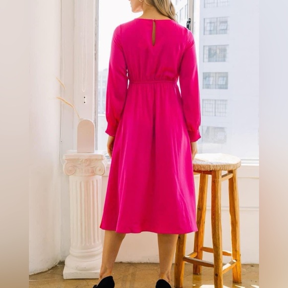 Oddy Pink and Red Dress Size 3X - Picture 3 of 4